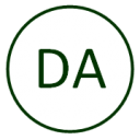 DA icon green on white
